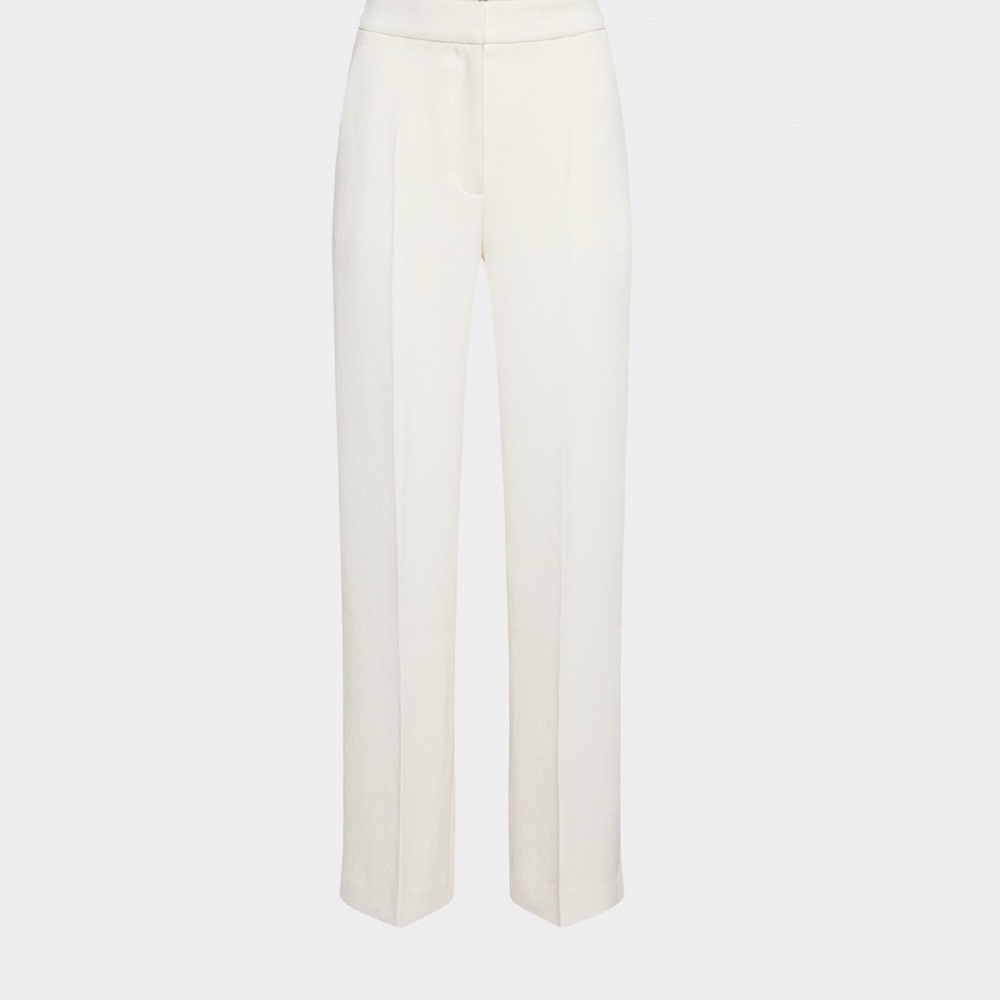 Wilfred Aritzia The Limitless Pant Crepette Light Birch Size 8 Tall